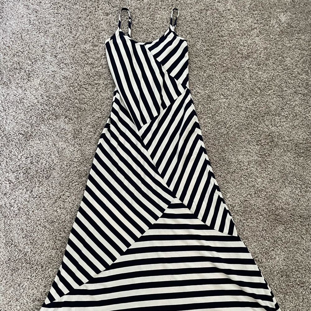 Striped maxi dress